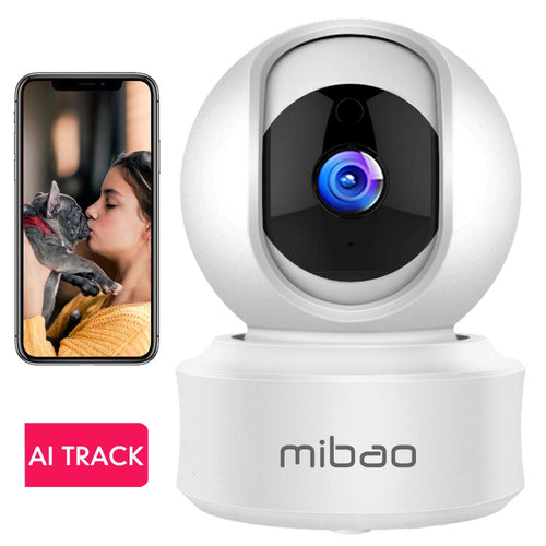 Mibao 1080P Telecamera Sorveglianza Wifi Camera IP Wireless Interno con... - Ilgrandebazar