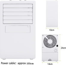 Carica l'immagine nel visualizzatore di Gallery, Winload Mini Raffreddatore D'aria, 3-In-1 Personali Condizionatore, Umidificatore, Purificatore, 3 Velocità, Climatizzatore e Raffreddamento per Casa Ufficio