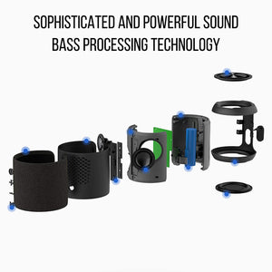 Altoparlante Bluetooth Portatili, 20W Cassa Bluetooth Waterproof IPX6 Dual Driver TWS Stereo Suono 360°, Speaker Bluetooth 5.0 con HD Mic 16 ore di Riproduzione 50ft Supporto Radio FM, AUX, TF, USB