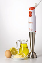 Carica l&#39;immagine nel visualizzatore di Gallery, Ariete 881 Pimmy 200 W, Frullatore a Immersione, 200 W, 2 Velocità, Lama in Acciaio inox, Gancio in Gomma in Dotazione, Bianco/Arancione