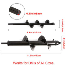 Carica l&#39;immagine nel visualizzatore di Gallery, RAIN QUEEN - 2 Punte da Giardino Ø 80 + Ø 40 mm + Guanti 40+80 - Ilgrandebazar