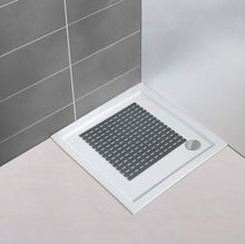 Carica l'immagine nel visualizzatore di Gallery, Wenko 23125100 Tappeto Antiscivolo per Doccia 3,0 x 18,5 x 58,0 cm, Grigio - Ilgrandebazar