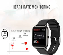Carica l'immagine nel visualizzatore di Gallery, Smartwatch, Orologio Fitness Tracker Uomo Donna Smart Watch Sonno Cardiofrequenzimetro, Sportivo Activity Tracker Contapassi Cronometro, Smartband Notifiche Messaggi Controller Fotocamera Musicale Nuovo modello