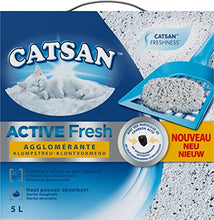 Carica l&#39;immagine nel visualizzatore di Gallery, Catsan Active Fresh Lettiera Agglomerante per Gatto – Controllo degli odori...