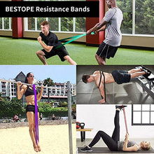 Carica l&#39;immagine nel visualizzatore di Gallery, POWER GUIDANCE  Bestope Bande Elastiche Fitness,Fasce di Rosso (1 Pezzi)