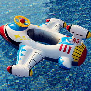 Amosfun Piscina Gonfiabile per Bambini. Anello colorato