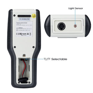 Eray Anemometro Professionale Termometro Digitale Misuratore White and Black - Ilgrandebazar