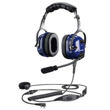Carica l&#39;immagine nel visualizzatore di Gallery, Zeadio Cyanine militare Noise Cancelling Overhead Headset 2 spina per... - Ilgrandebazar