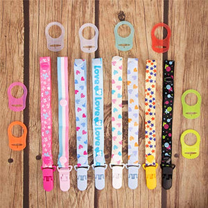 Clip per ciuccio e Silicone Pulsante Anello, Annhao Catenella Ciuccio Clip... - Ilgrandebazar