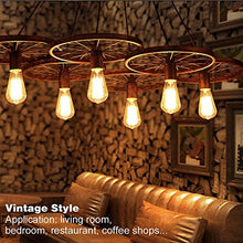Carica l&#39;immagine nel visualizzatore di Gallery, Wedna 6W LED Filamento E27 Edison Lampadina, Bianco caldo 2700K, 6w 2700k - Ilgrandebazar