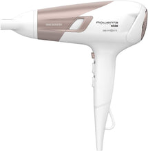 Carica l'immagine nel visualizzatore di Gallery, Rowenta CV5830 Studio Dry Glow Asciugacapelli con Booster Ionico, Phon per Capelli 2100W, Tecnologia Effiwatts, Thermo Control, 1 Diffusore e 1 Concentratore, 6 Combinazioni di Velocità/Temperatura