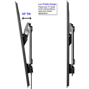 Cheetah Mounts APTMM2B Supporto da Parete per TV Inclinabile VESA 600, black - Ilgrandebazar