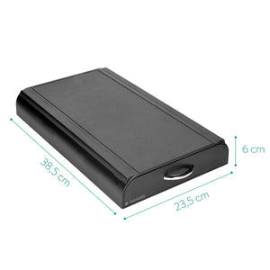 Navaris Cassetto Porta Cialde caffè - Contenitore 50x Capsule ESE ø ca. Nero - Ilgrandebazar