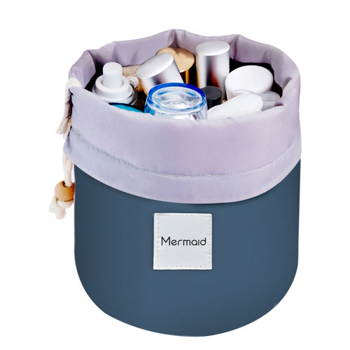 Mermaid Cosmetici Borsa da Viaggio Beauty Case Portatile blu - Ilgrandebazar