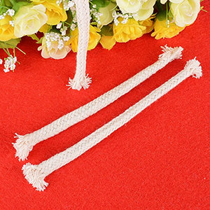 (Dia.7mm) 50 Pezzi 15cm Stoppino per Lampada Olio Alcool Stoppini in Cotone...