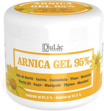 Carica l&#39;immagine nel visualizzatore di Gallery, Arnica Per Cavalli Uso Umano 500 ml Dulàc Made in Italy, Arnica Gel Forte 95% di Arnica Montana, Arnica Forte arricchita con Oli essenziali di Timo e Mentolo, Formula Naturale