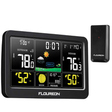 Carica l&#39;immagine nel visualizzatore di Gallery, FLOUREON Stazione Meteorologica Automatica Digitale Wireless Meteo... - Ilgrandebazar
