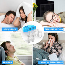 Carica l&#39;immagine nel visualizzatore di Gallery, Dilatatore Nasale, Anti Russamento Dispositivo Russare Aiuta A Prevenire L&#39;Apnea Del Russare E Del Sonno Scientifico Dilatatore Nasale Antirussamento
