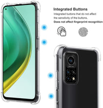 Carica l'immagine nel visualizzatore di Gallery, Cresee - Custodia protettiva per Xiaomi Mi 10T / 10T Pro 5G, trasparente con angoli rinforzati, sottile, antigraffio, antiurto, in TPU, per Mi 10T / 10T Pro (trasparente)