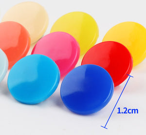 ilauke Bottoni a Pressione, 400pz 20 Colori 400pz, Multicolore - Ilgrandebazar