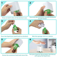 Carica l'immagine nel visualizzatore di Gallery, Babacom Dispenser Automatico di Alcol, Mini spruzzatore Portatile disinfettante a disinfezione ad Alcool per disinfettante per Alcol a Mano Adatto a casa, Ufficio Ristorante, Scuola e Hotel