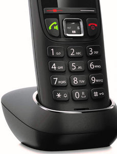 Gigaset AS405 Trio Telefono Cordless DECT/GAP, nero 3 Telefoni,