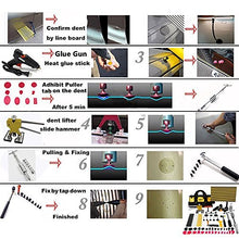 Carica l&#39;immagine nel visualizzatore di Gallery, Mookis Kit Usato per Riparare le Ammaccature Auto, con Martello a...
