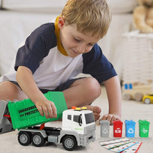 Carica l'immagine nel visualizzatore di Gallery, Kramow Camion della Spazzatura con Luci e Suoni,Camion Giocattolo per Bambini 2 Anni 3 Anni 4 Anni,Giocattoli Educativi per Ragazzi Ragazze