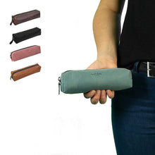 Carica l&#39;immagine nel visualizzatore di Gallery, Astuccio Gusti Pelle studio Addison portapenne in Misura unica, Marrone Scuro - Ilgrandebazar