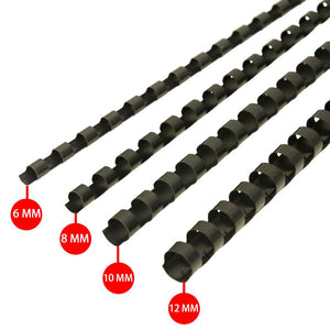 Rayson - Pettine per 6mm&#xFF0C;8mm&#xFF0C;10mm&#xFF0C;12mm, Nero - Ilgrandebazar