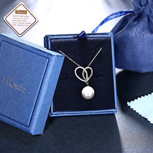 Carica l&#39;immagine nel visualizzatore di Gallery, Collana Donna, J.Rosée &quot;Perla con Cuore&quot; Argento 925 5A Zirconi Buon Regalo... - Ilgrandebazar
