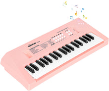 Carica l&#39;immagine nel visualizzatore di Gallery, Mini Tastiera Pianoforte per Bambini, 37 Tasti Tastiera Elettronica Musicale Portatile Multifunzione con Microfono Giocattoli Musicali Educativi Regali per 3-8 Anni Ragazze Ragazzi Principianti(Rosa