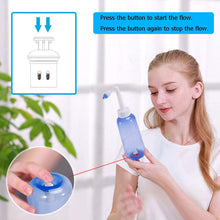 Carica l&#39;immagine nel visualizzatore di Gallery, CROING (500ml bottiglia) Irrigatore Nasale Manuale per Lavaggi Nasali Neti lota per Irrigazione Nasale con due Beccucci