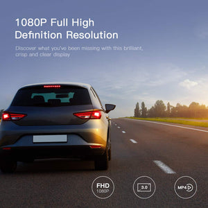 APEMAN Dash Cam Telecamera per Auto 1080P FHD 3 Inch schermo 170 1080p, 1080p - Ilgrandebazar