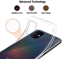 Carica l'immagine nel visualizzatore di Gallery, AHABIPERS Custodia per Samsung Galaxy A51 Cover, Custodia Trasparente Morbida Gel TPU [Ultra Leggere e Chiaro] Silicone Ultra Sottile Case per Samsung A51- Gelatina Trasparente