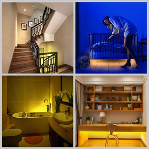 1.5M 45LED Luce LED da guardaroba con sensore di movimento, OriFiil 150cm - Ilgrandebazar