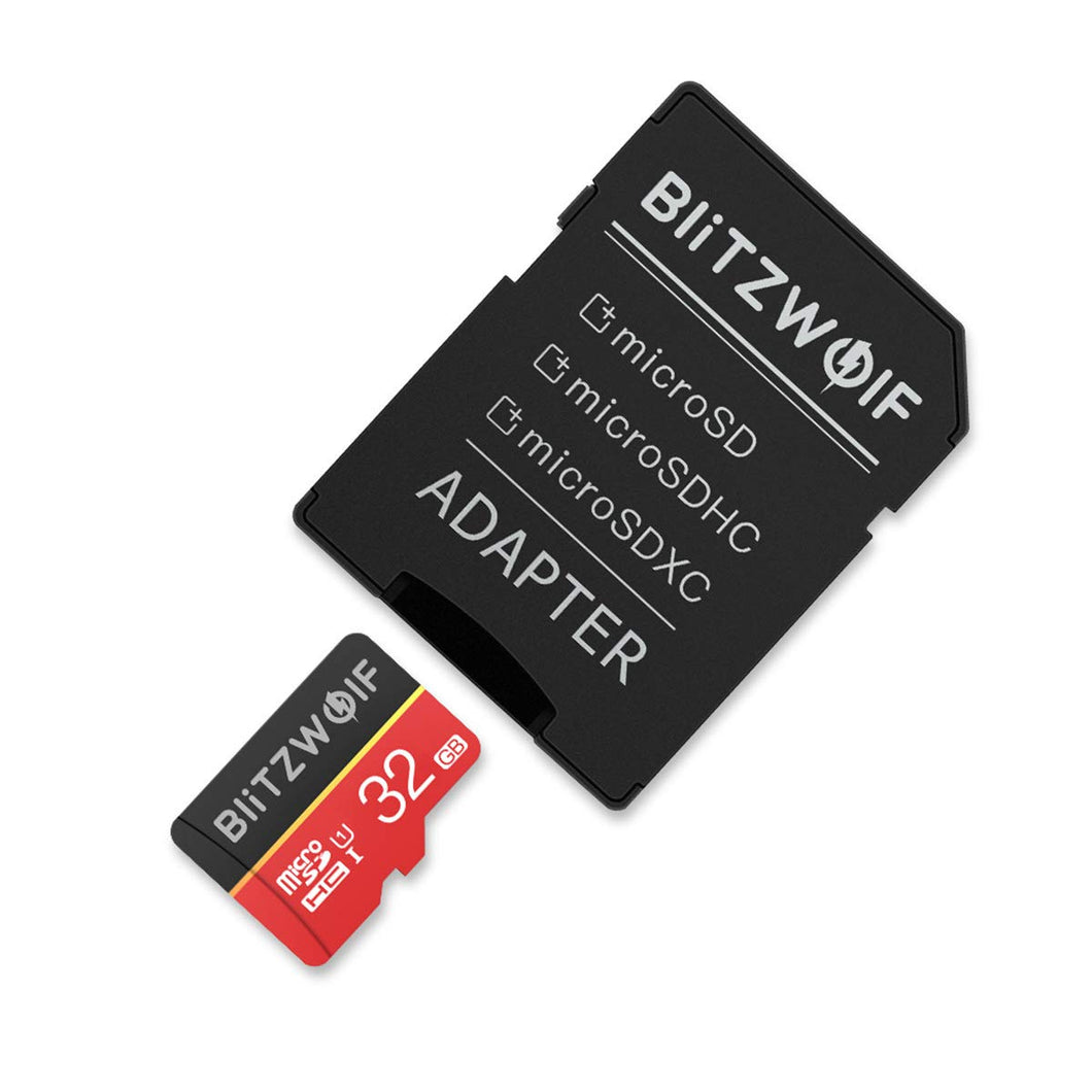 Scheda MicroSD, BlitzWolf 32GB Memoria, TF Card MicroSDHC con - Ilgrandebazar