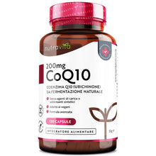 Carica l'immagine nel visualizzatore di Gallery, Coenzima Q10 200 mg - Ubichinone Puro al 100% - 120 Capsule Vegane di CoQ10 ad Alto Dosaggio - Fornitura di 4 Mesi - Ubichinone Fermentato Naturalmente - Prodotto nel Regno Unito da Nutravita