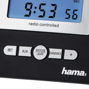 Hama Stazione barometrica Elettronica EWS-800 Nera/Silver Nero - Ilgrandebazar