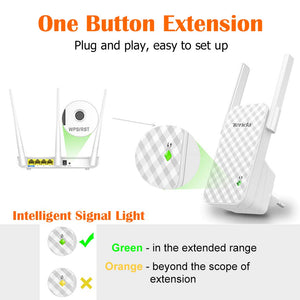 Tenda A9 Ripetitore WiFi Wireless 300 Mbps, Access Point e Range Bianco - Ilgrandebazar