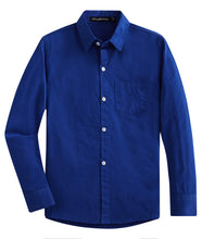 Carica l&#39;immagine nel visualizzatore di Gallery, Spring&amp;Gege Camicia da ragazzo a maniche lunghe, uniforme formale, in twill... - Ilgrandebazar