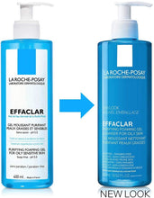 Carica l'immagine nel visualizzatore di Gallery, La Roche Posay Effaclar Gel Mousse purificatore per pelle grassi, 400ml