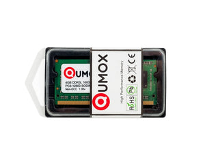 QUMOX 4GB 204 pin DDR3L-1600 SO-DIMM (1600Mhz, DDR3L SODIMM 1600 1.35v - Ilgrandebazar