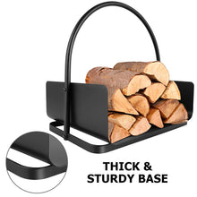 Carica l&#39;immagine nel visualizzatore di Gallery, Amagabeli Portalegna Per Camino 45 x 30 x 43cm Cesto Porta-legna da Camino... - Ilgrandebazar