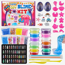 Carica l&#39;immagine nel visualizzatore di Gallery, DIY Fluffly Slime Kit Per Fai da Te 12 colori di Crystal per - Ilgrandebazar