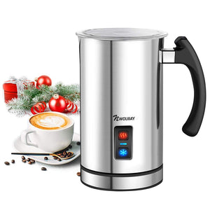 Montalatte elettrico automatico da 500 watt 240 ml in acciaio inossidabile adatto per rivestimento antiaderente schiuma di latte caldo e freddo facile da pulire