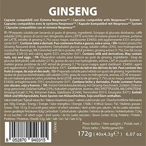 Note D'Espresso Preparato Solubile per Bevanda al Gusto di Ginseng - 172 g... - Ilgrandebazar