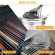 Carica l&#39;immagine nel visualizzatore di Gallery, BACKTURE Spazzola Barbecue, 16&quot; BBQ Esterna 3 in 1 Acciaio Inossidabile A1