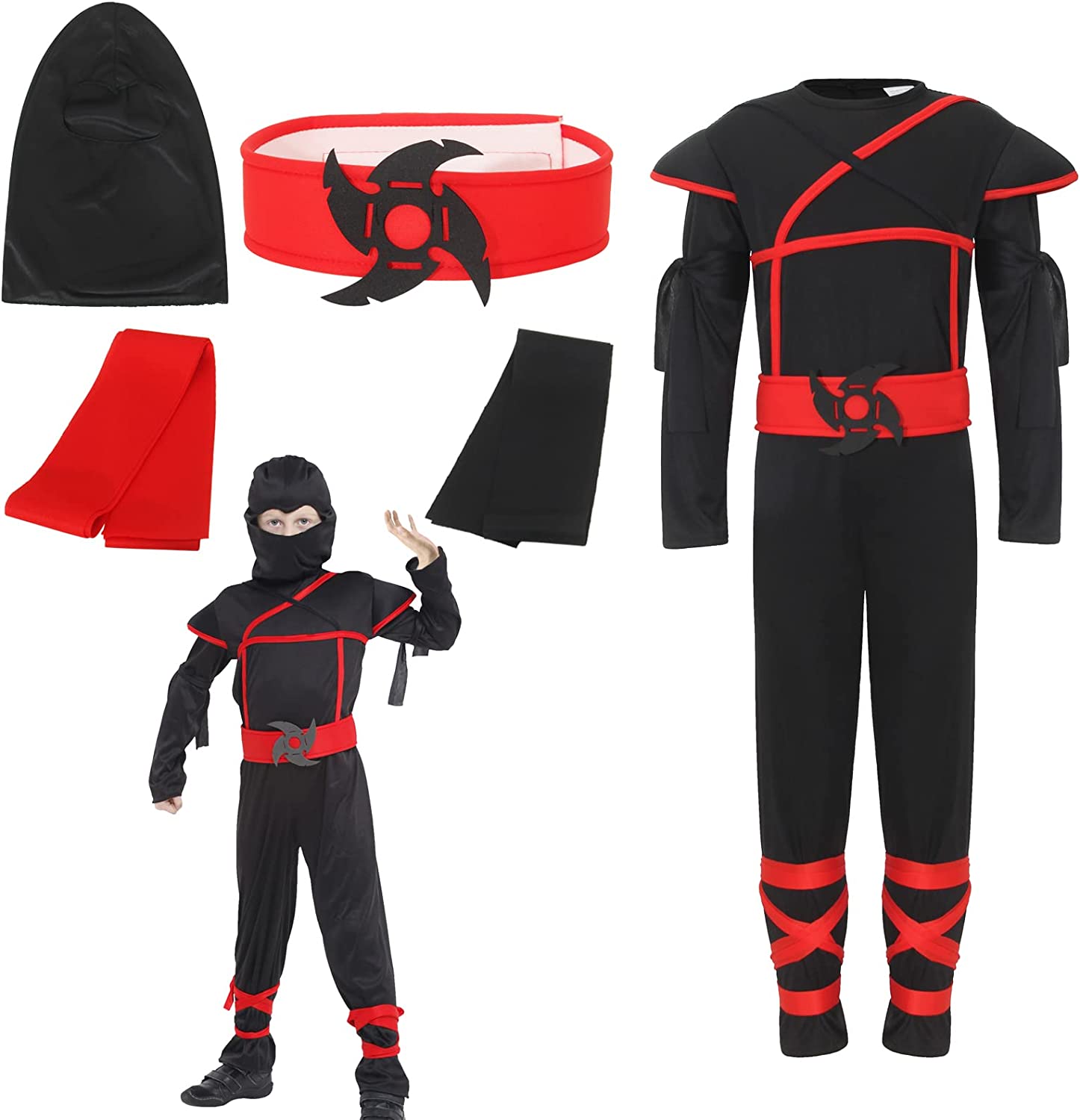 Costume Da Pompiere Per Bambini - Completo Con Elmetto, Giacca, Pantaloni, Estintore Ad Acqua E Accessori, Per Carnevale E Giochi Di Ruolo