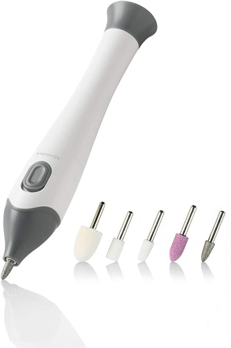 Medisana MP 810 Set per Manicure e Pedicure Elettrica con 5 Accessori per La Cura delle Unghie, per Unghie, Cuticole e Calli